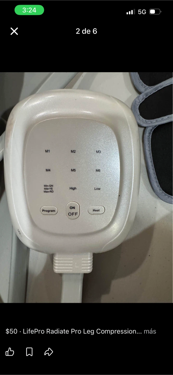 LifePro Radiate Pro Leg Compression Massager - photo 2