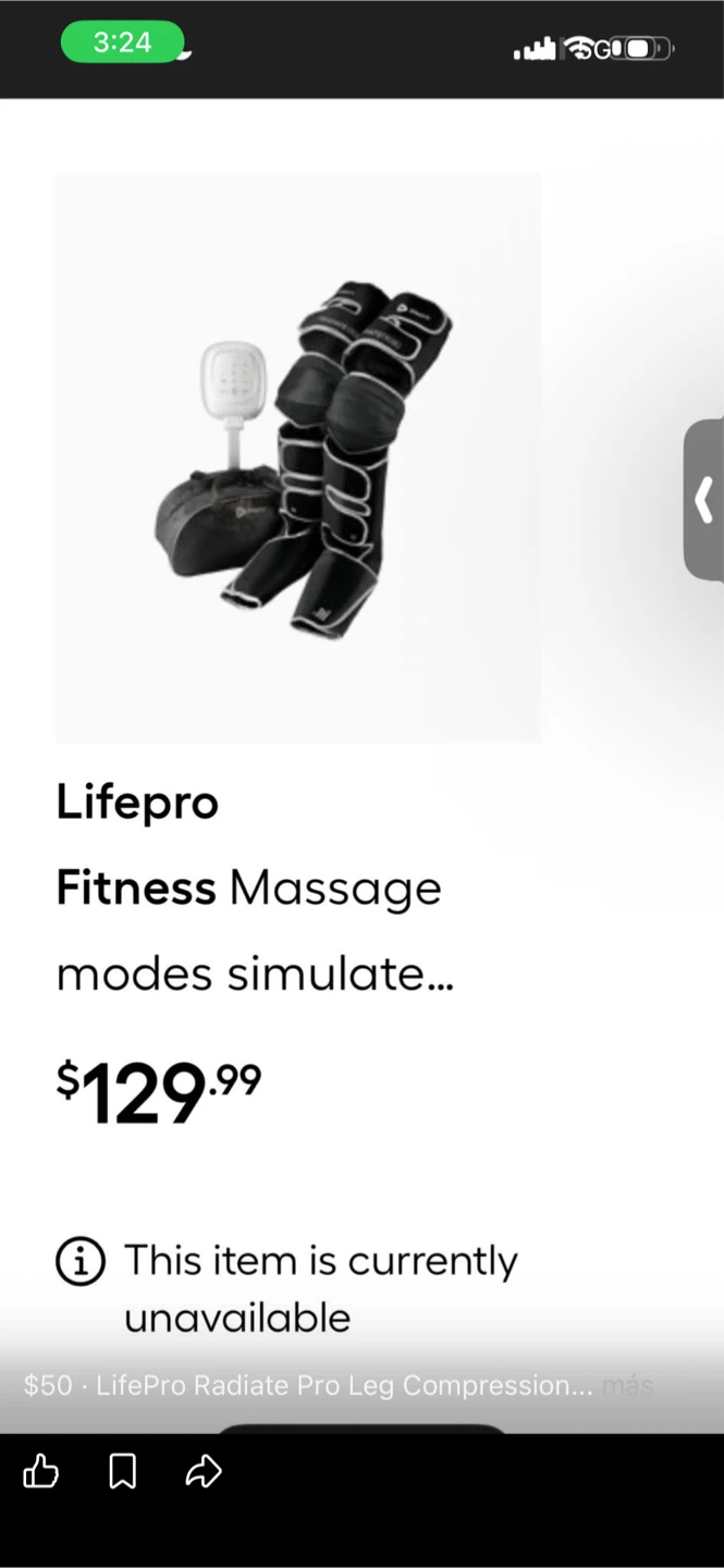 LifePro Radiate Pro Leg Compression Massager - photo 4