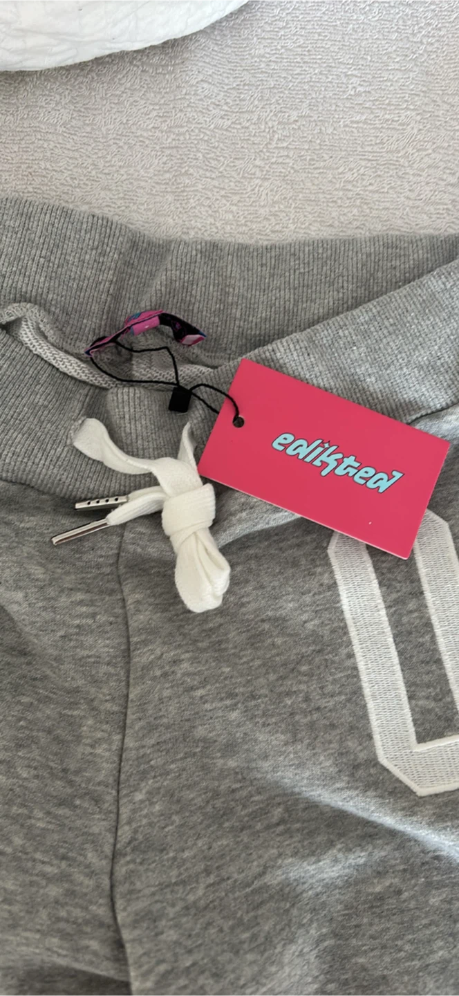 Edikted Grey Melange 06 Sweatpants Size S - photo 3