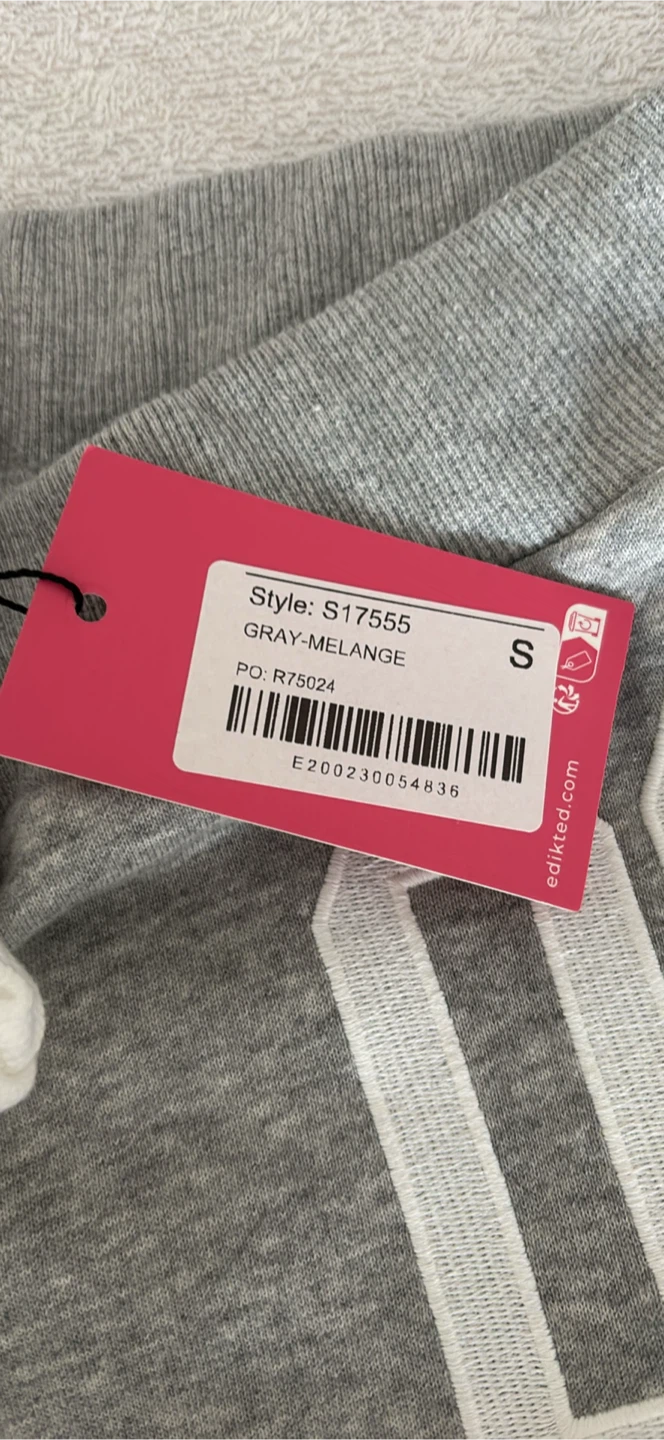 Edikted Grey Melange 06 Sweatpants Size S - photo 4