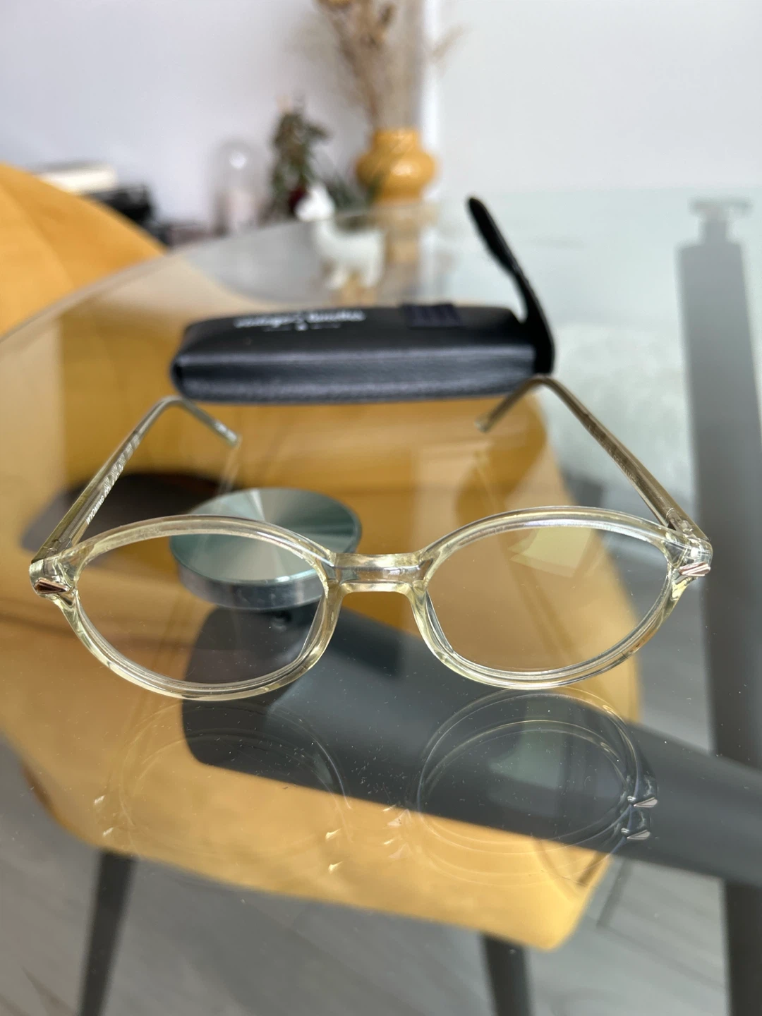 Vintage Lunettes Eyeglasses with Case