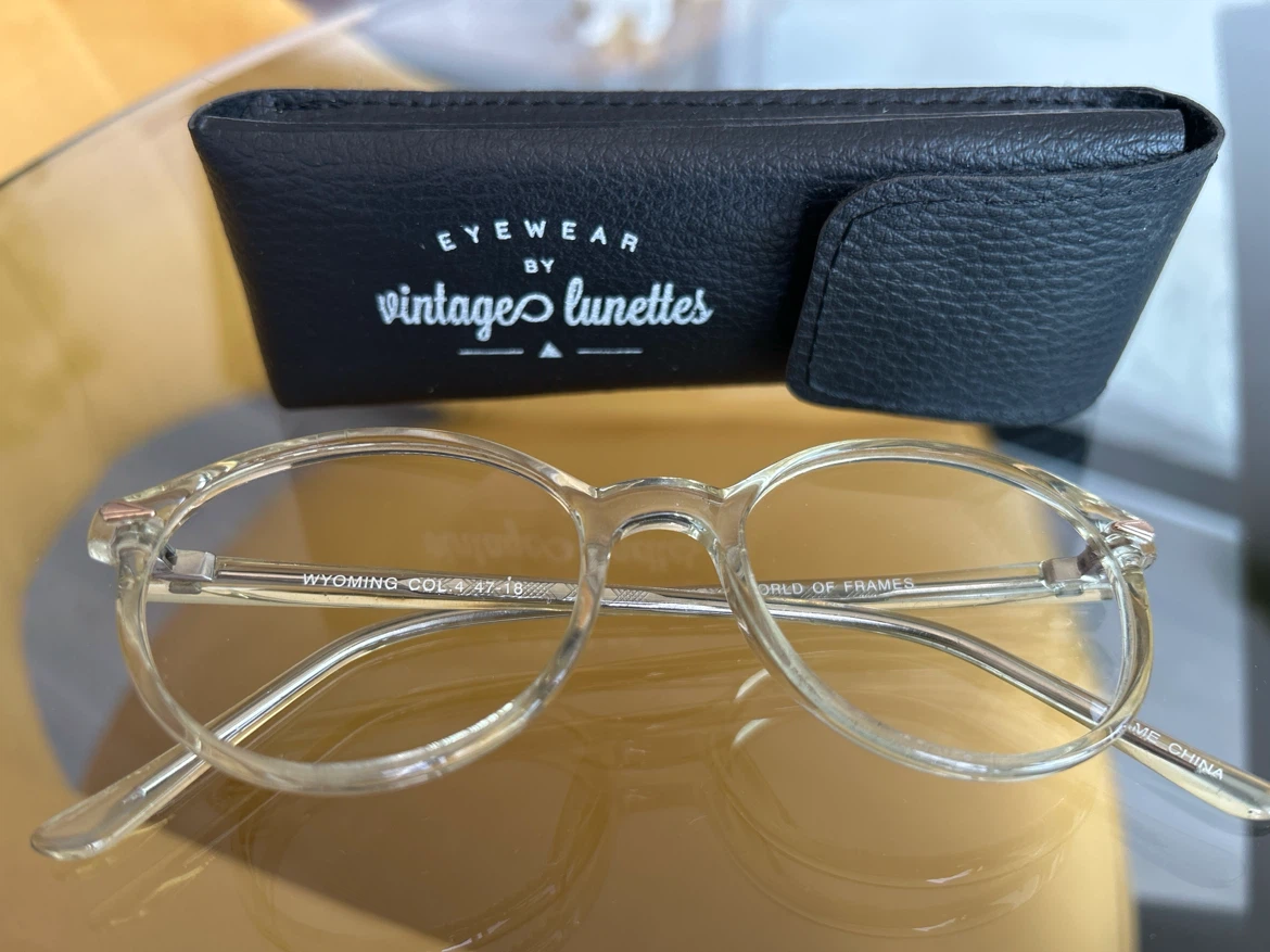 Vintage Lunettes Eyeglasses with Case - photo 2