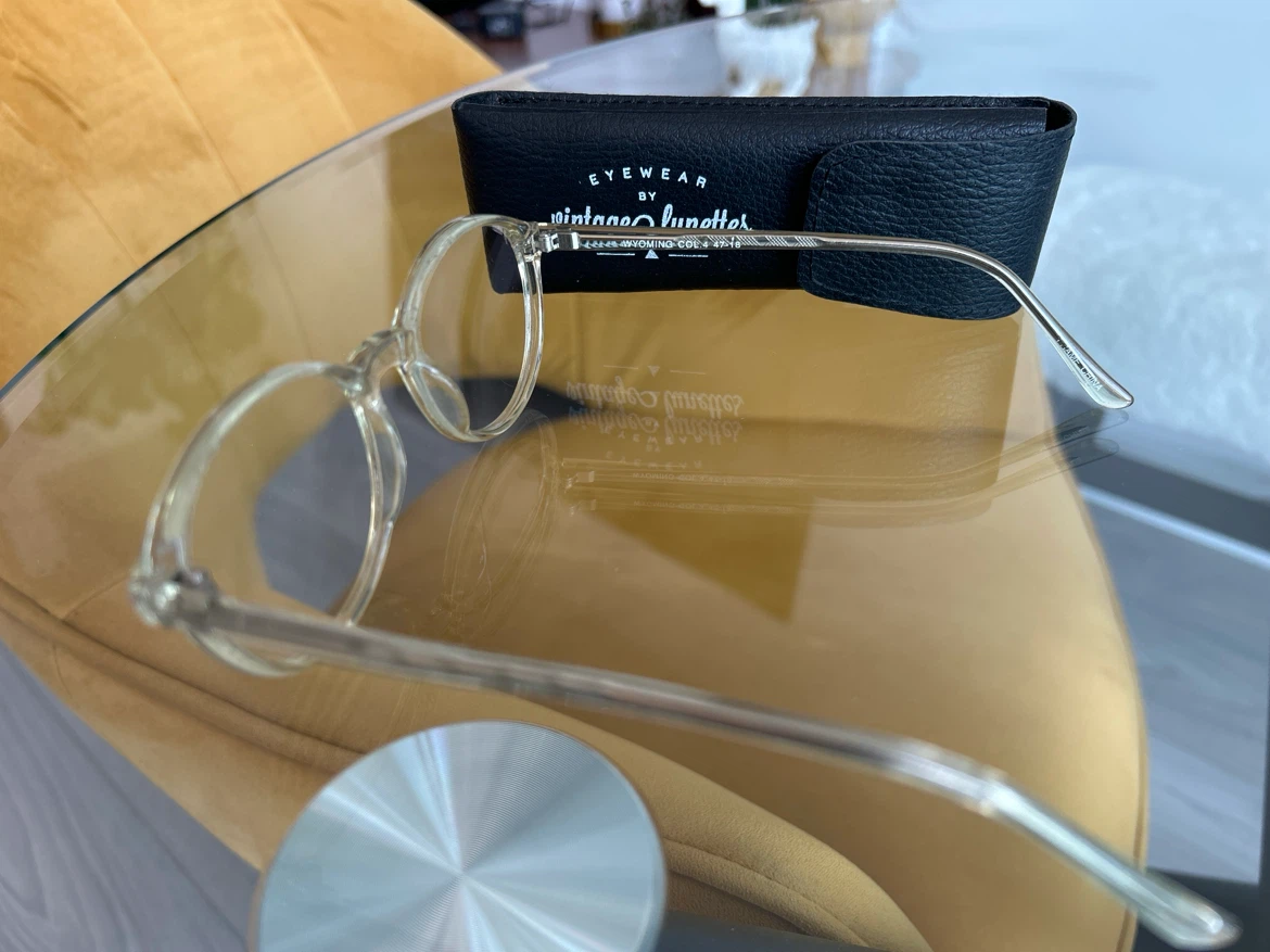 Vintage Lunettes Eyeglasses with Case - photo 3