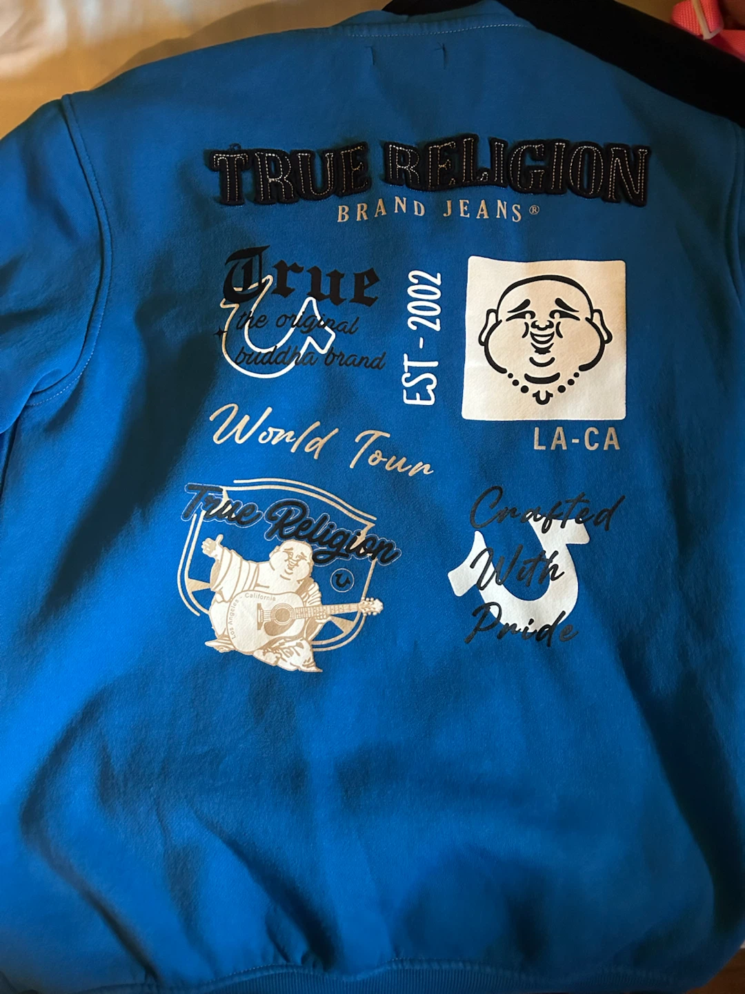 True Religion Blue Zip-Up Hoodie - photo 2