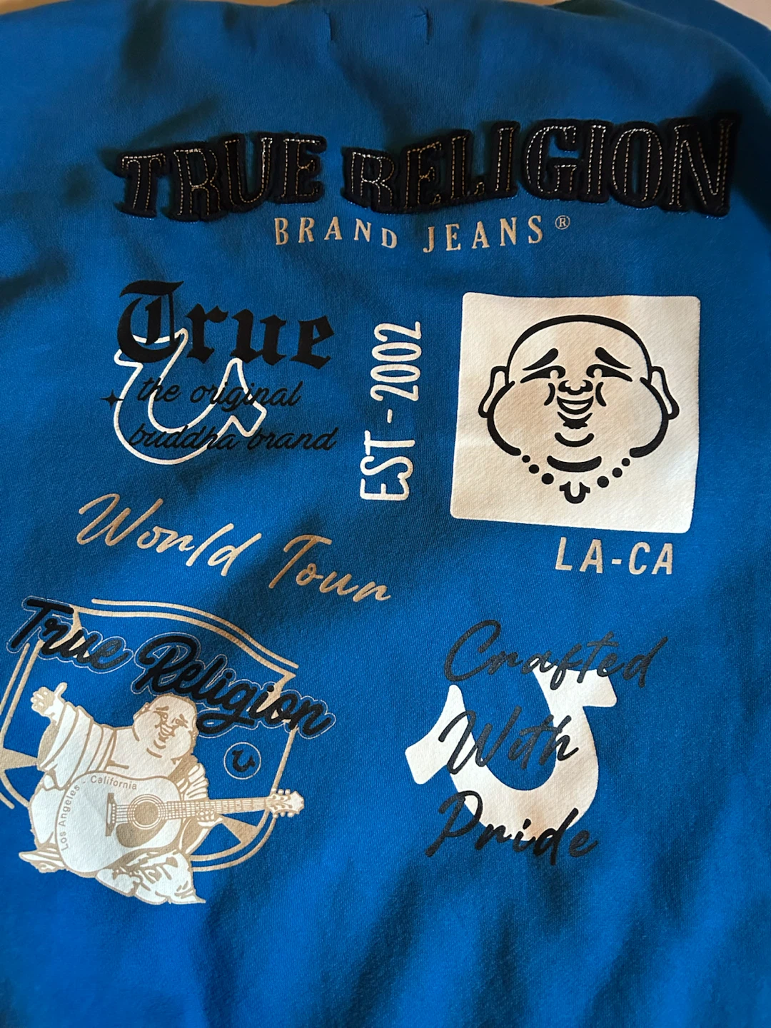 True Religion Blue Zip-Up Hoodie - photo 4