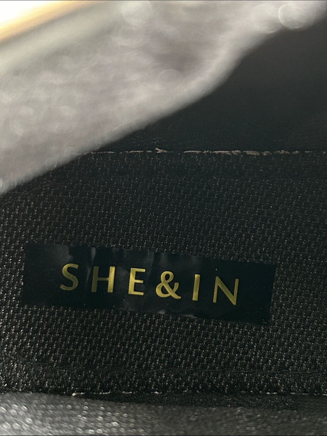 SHE&IN Black & White High-Top Fashion Sneakers - photo 2