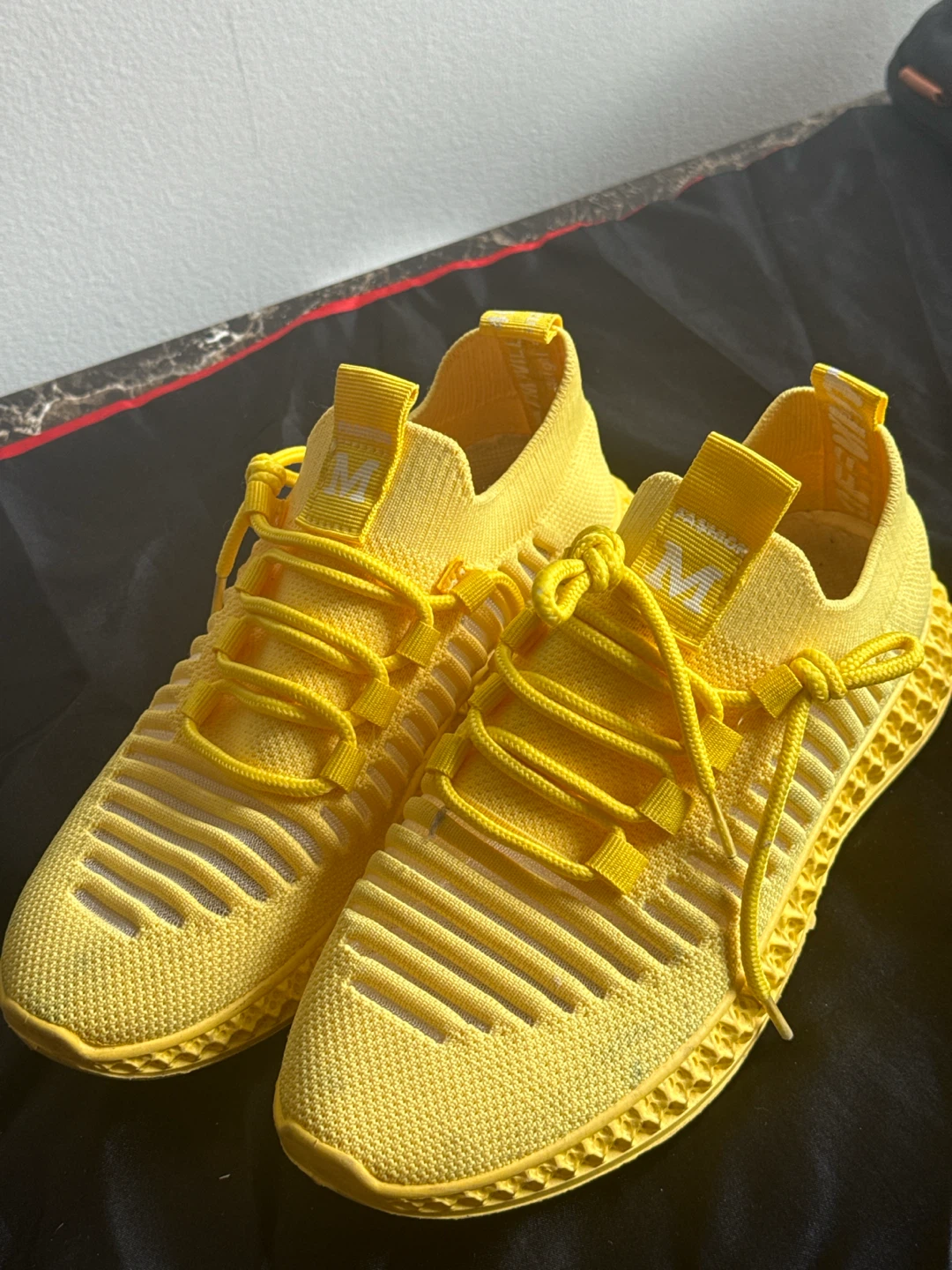 Yellow Athletic Sneakers