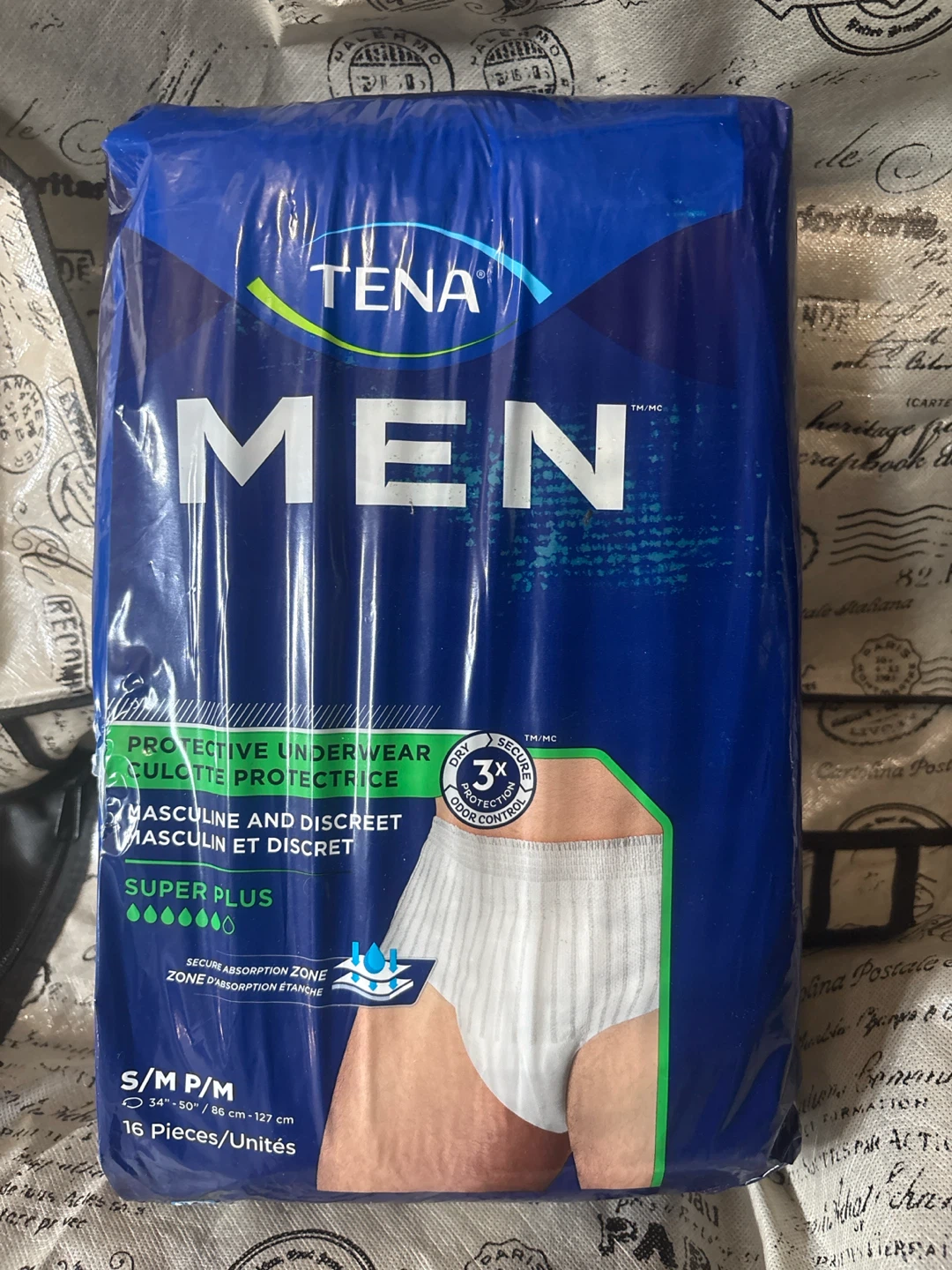 TENA Men Protective Underwear S/M P/M 16 Pieces