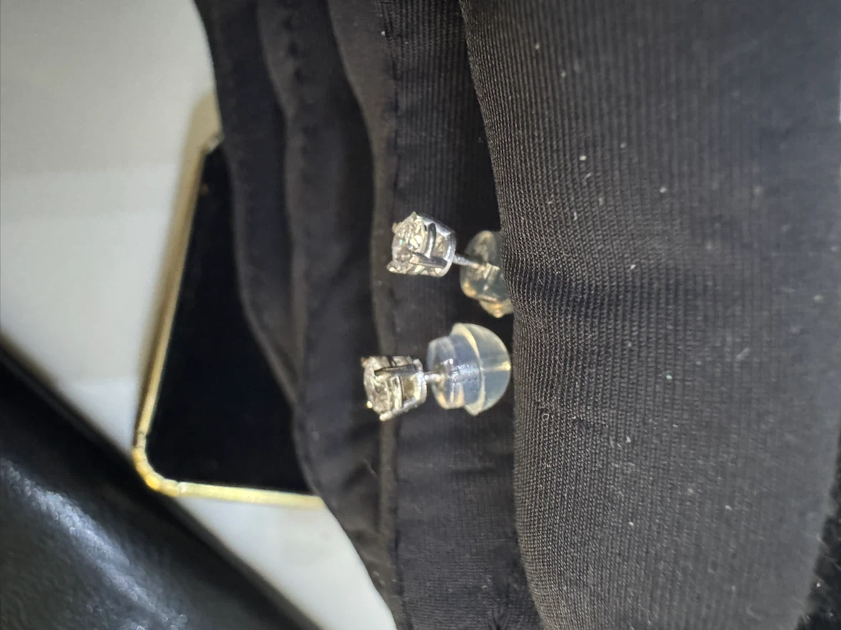 Lab Diamond Stud Earrings 0.50 carat total - photo 2