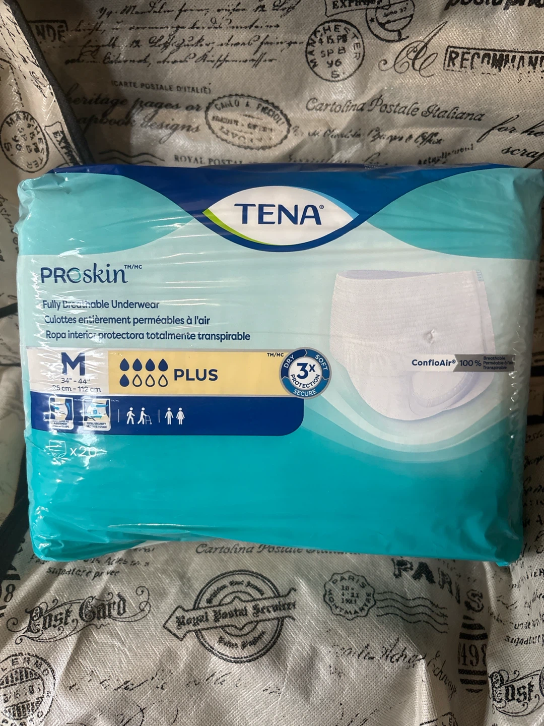Tena ProSkin Plus Fully Breathable Underwear Size M