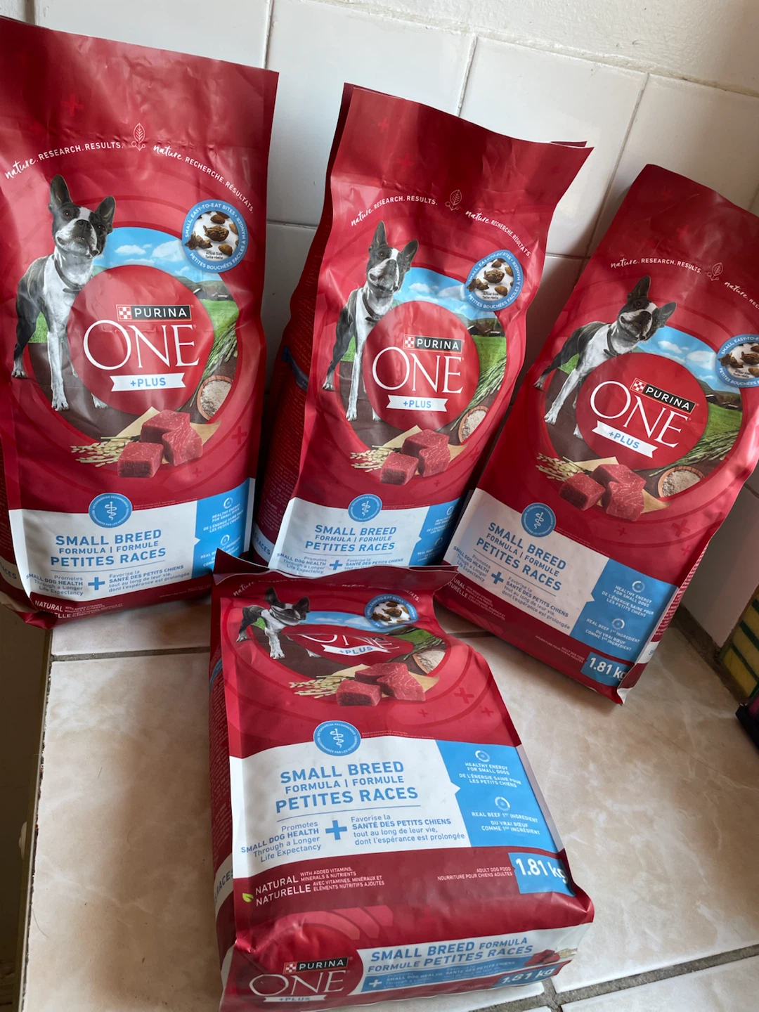 4 Bags Purina One Brand New Dog Food($5 Each)