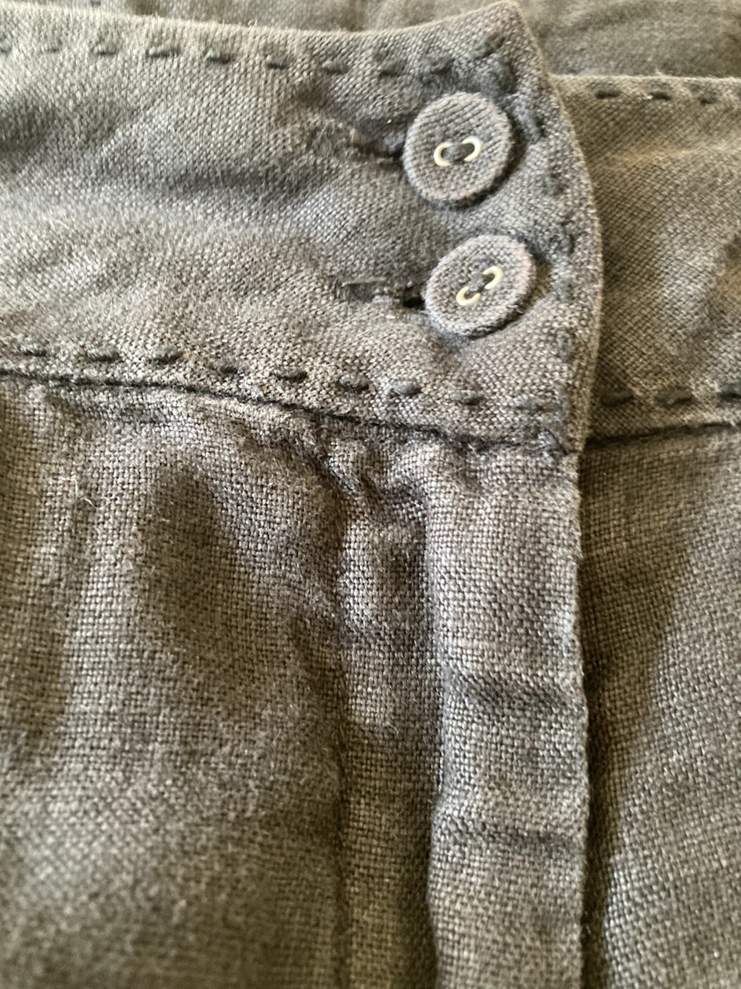 Sundance 100% Linen Cropped Pants - photo 4
