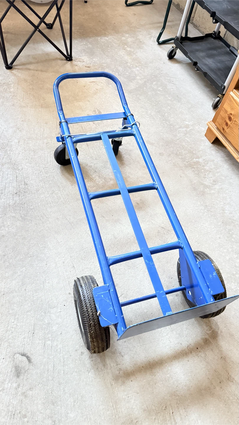 Blue Hand Truck Dolly flat bed and regular two wheel heavy duty - photo 2