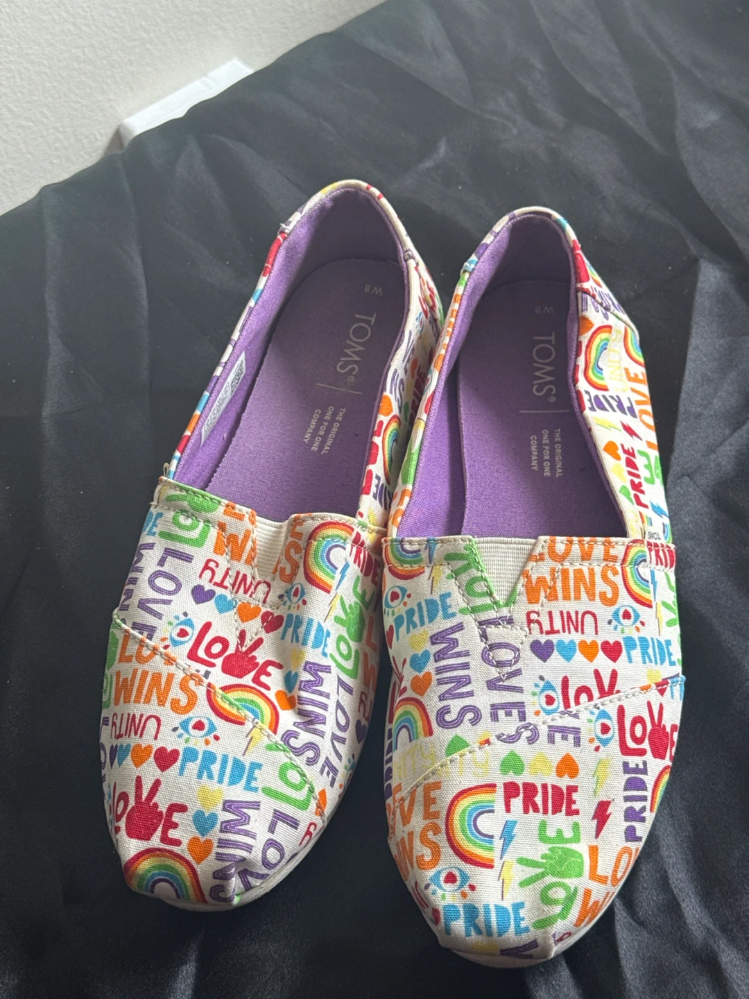 TOMS Pride Rainbow Slip-On Shoes