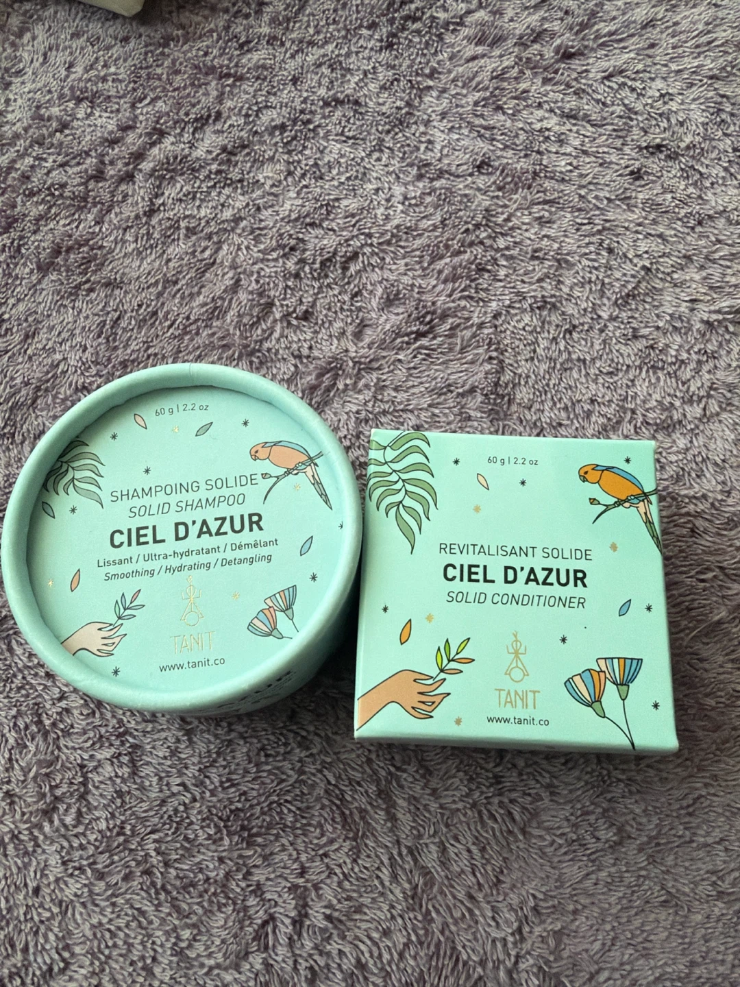 CIEL D'AZUR shampoo and conditioner set
