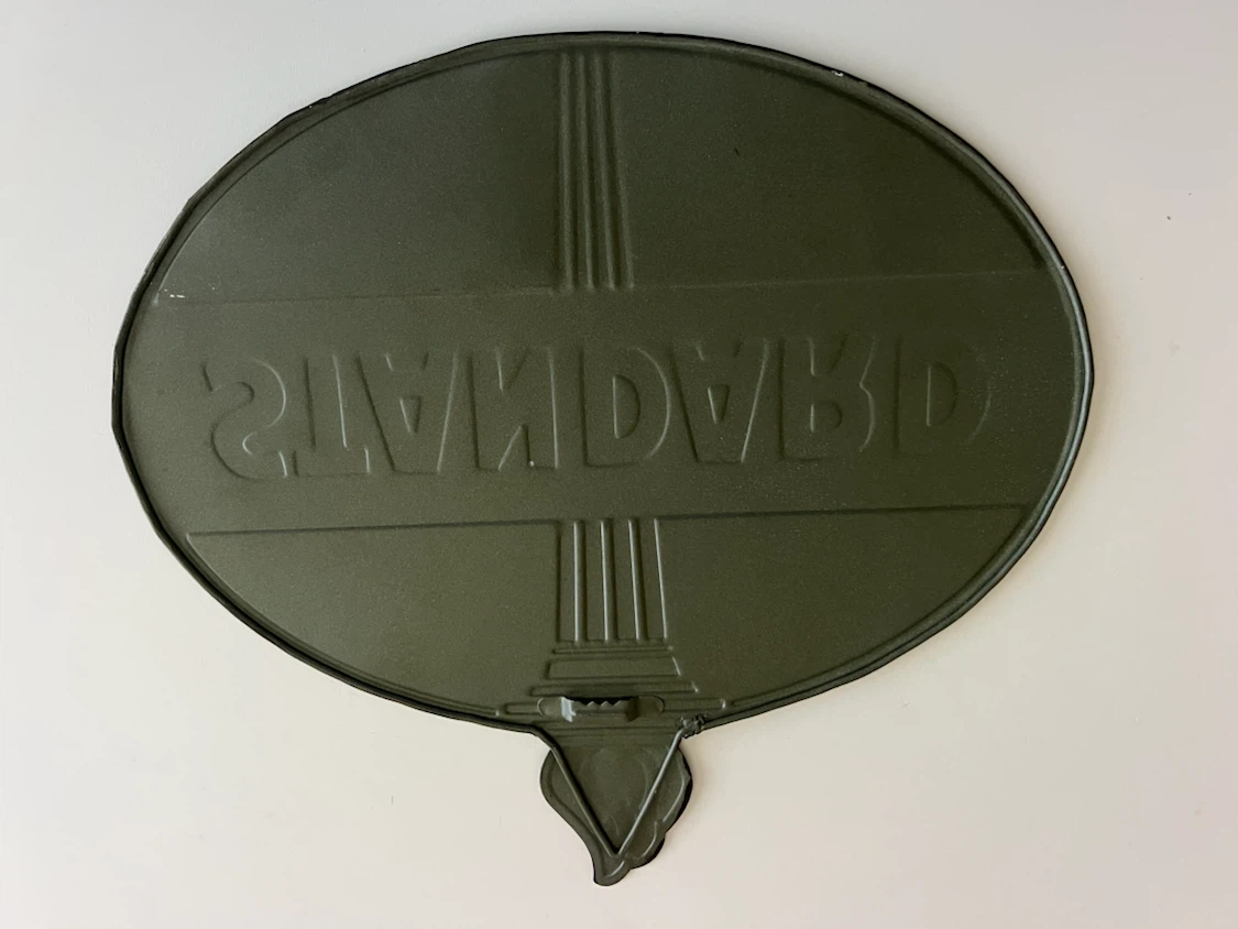 Standard Oil "Standard" Torch Sign - photo 2