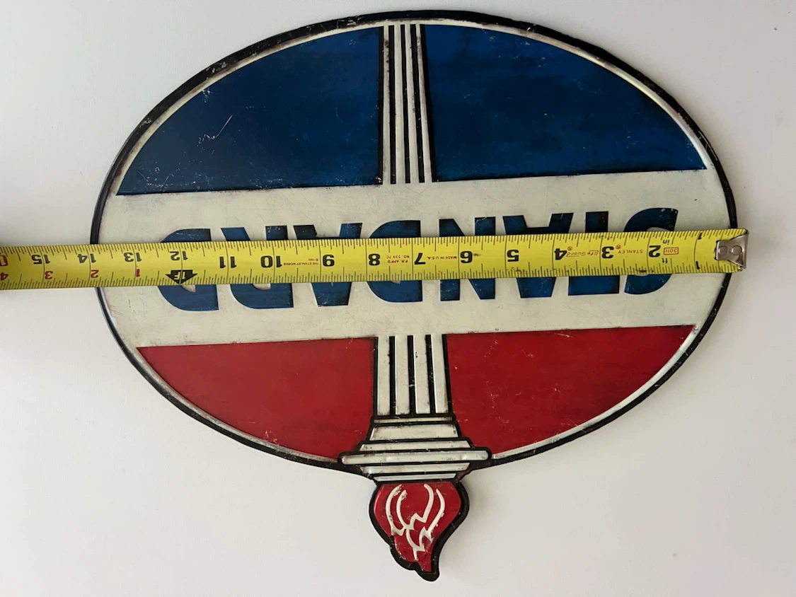 Standard Oil "Standard" Torch Sign - photo 5