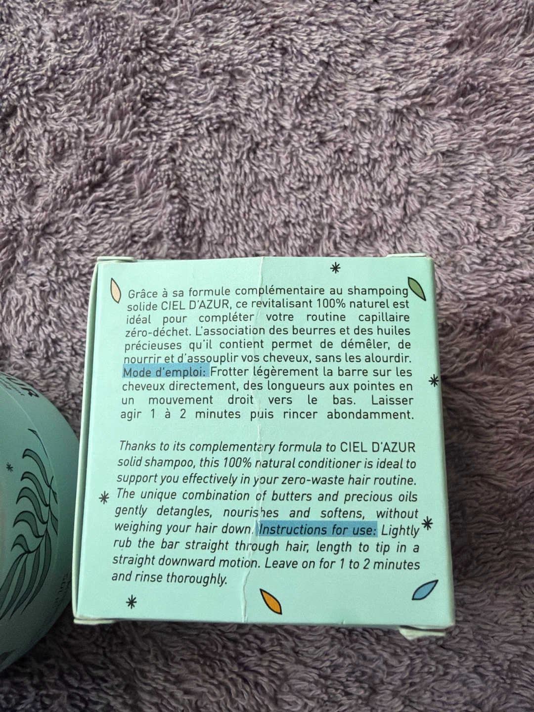 CIEL D'AZUR shampoo and conditioner set - photo 3