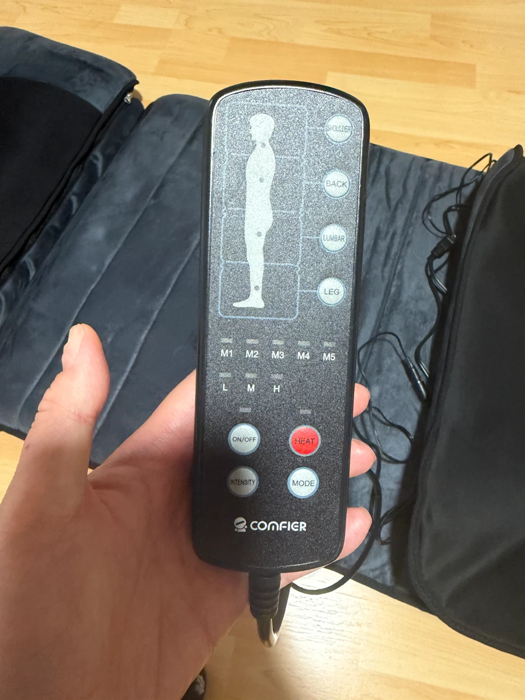 COMFIER Full Body Massage Mat with Heat & Neck Pillow - photo 4