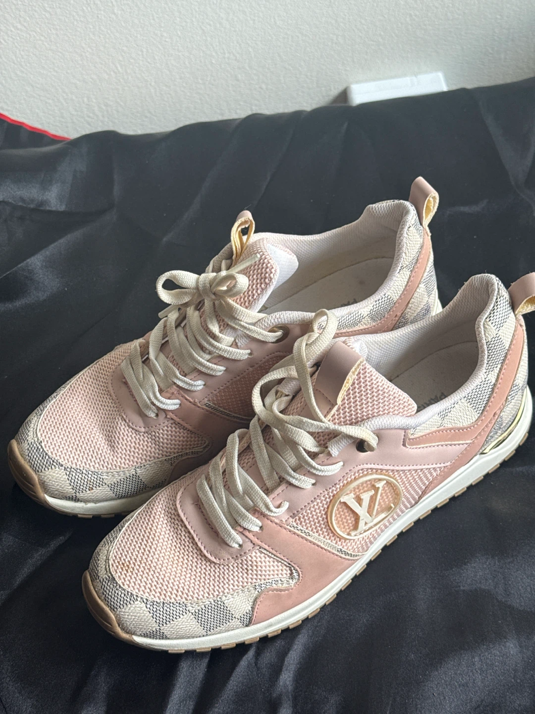 Louis Vuitton Pink Monogram Sneakers