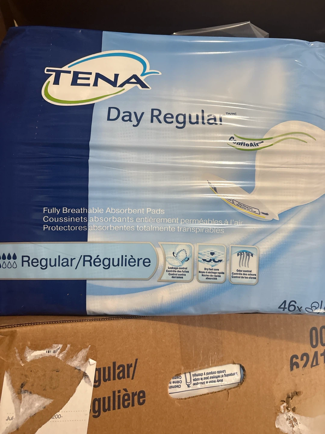 TENA Day Regular Absorbent Pads - 46 Count
