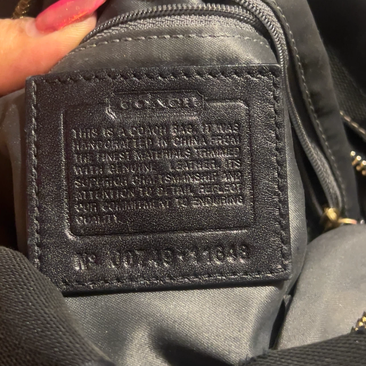 Coach Black Signature Hobo Bag - photo 2