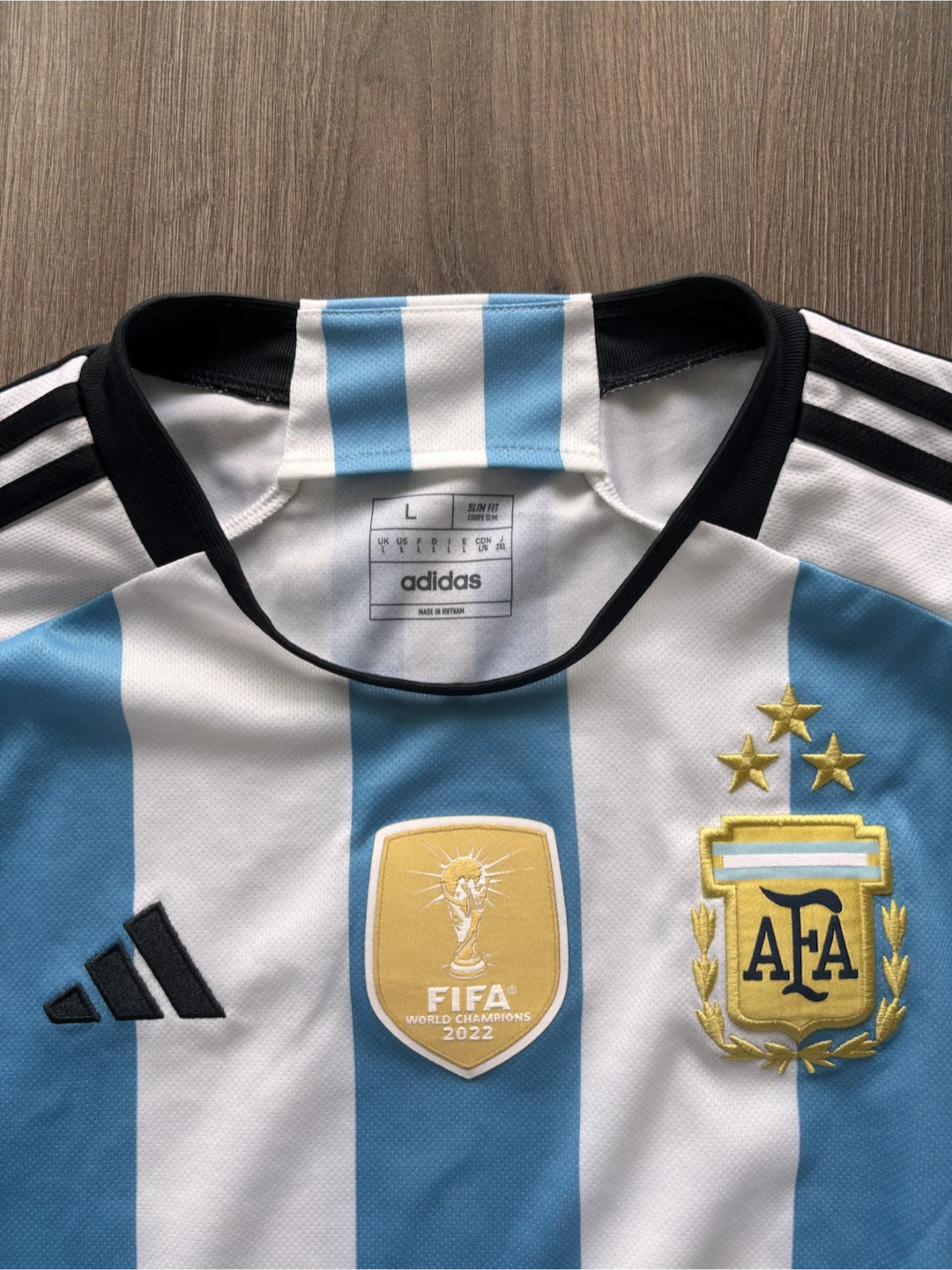 Adidas Argentina FIFA World Cup Champions 2022 Jersey Men