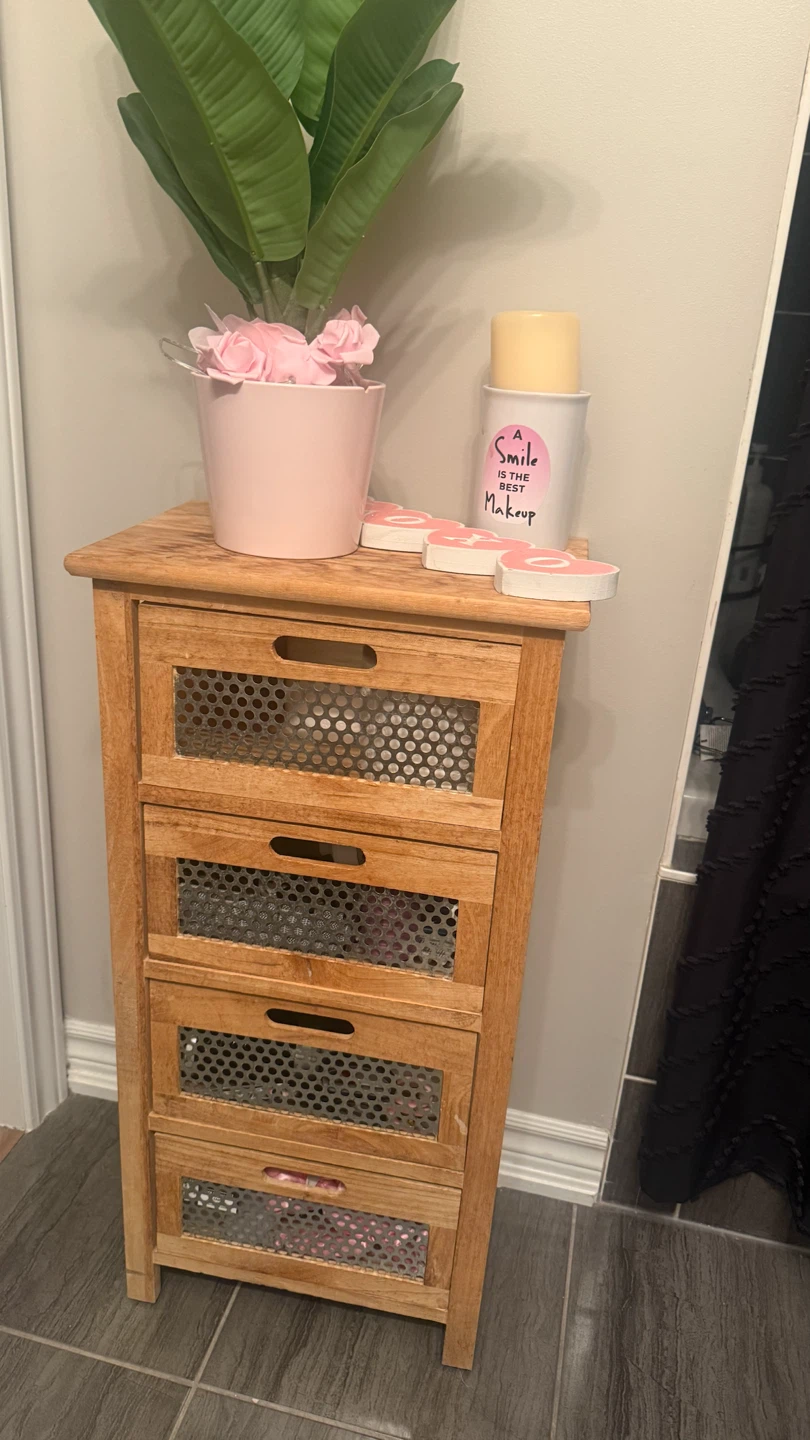 Wooden Narrow Chest of Drawers