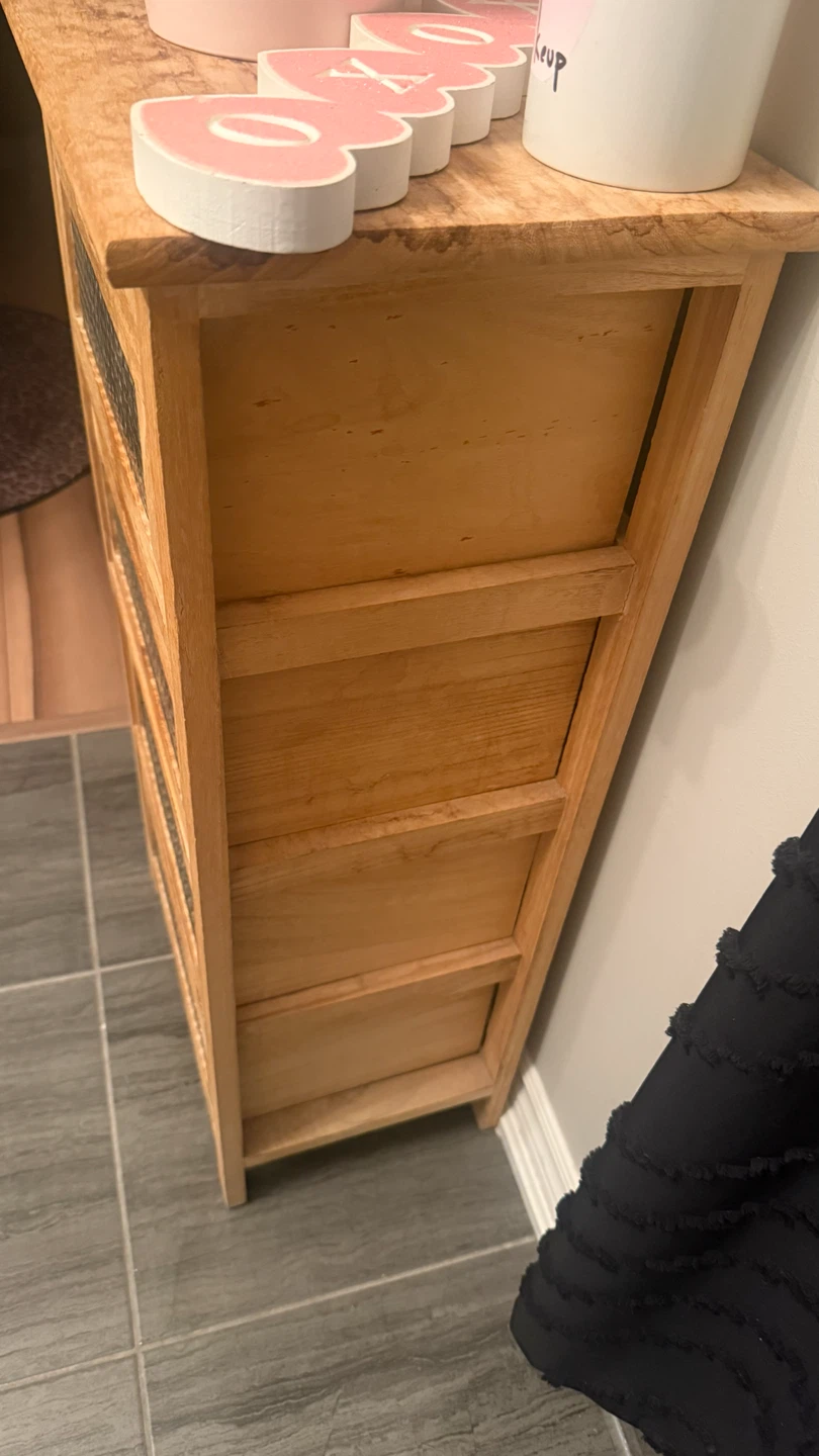 Wooden Narrow Chest of Drawers - photo 2