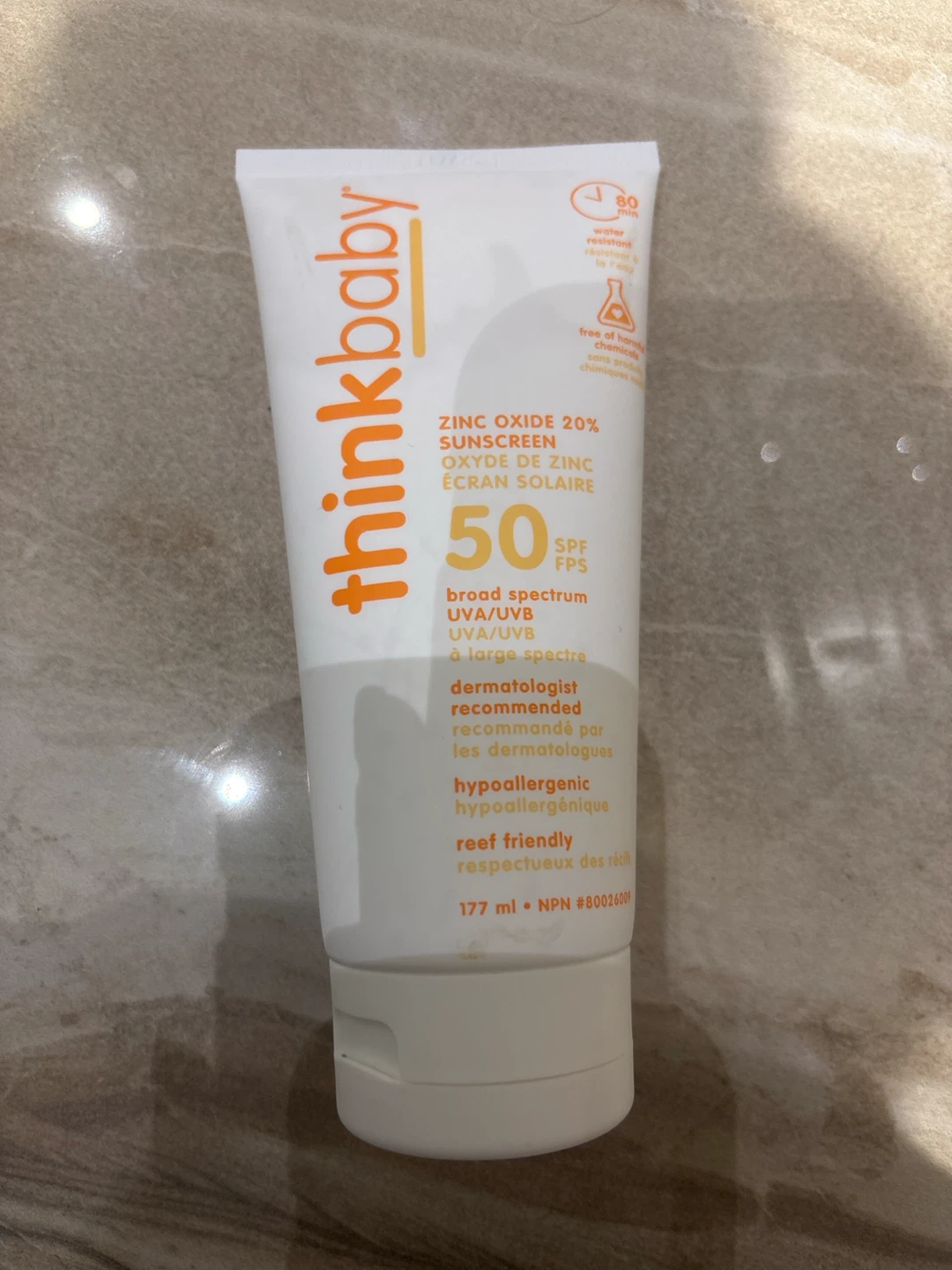Thinkbaby SPF 50 Broad Spectrum Sunscreen