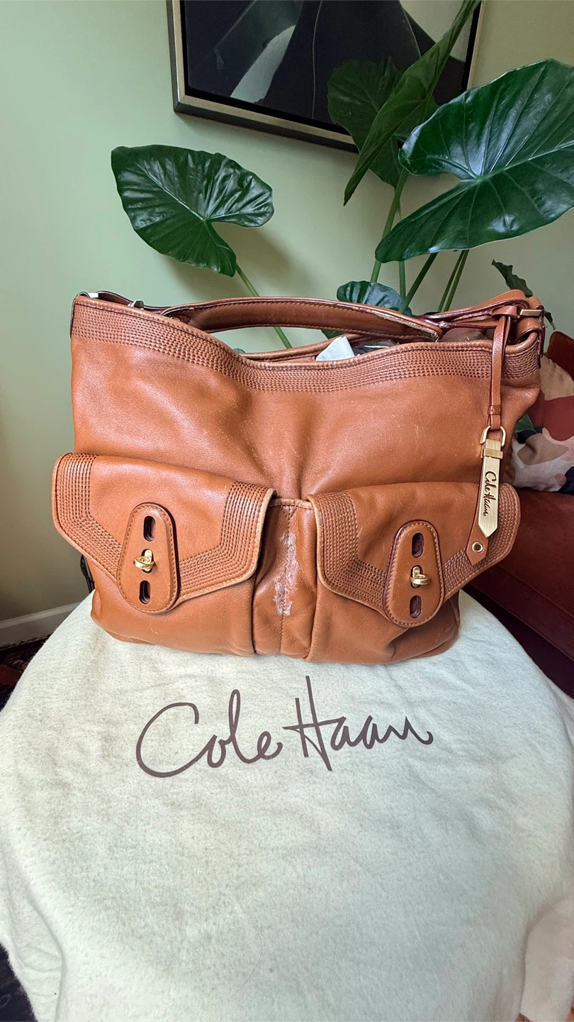 Cole Haan Brown Leather Shoulder Bag