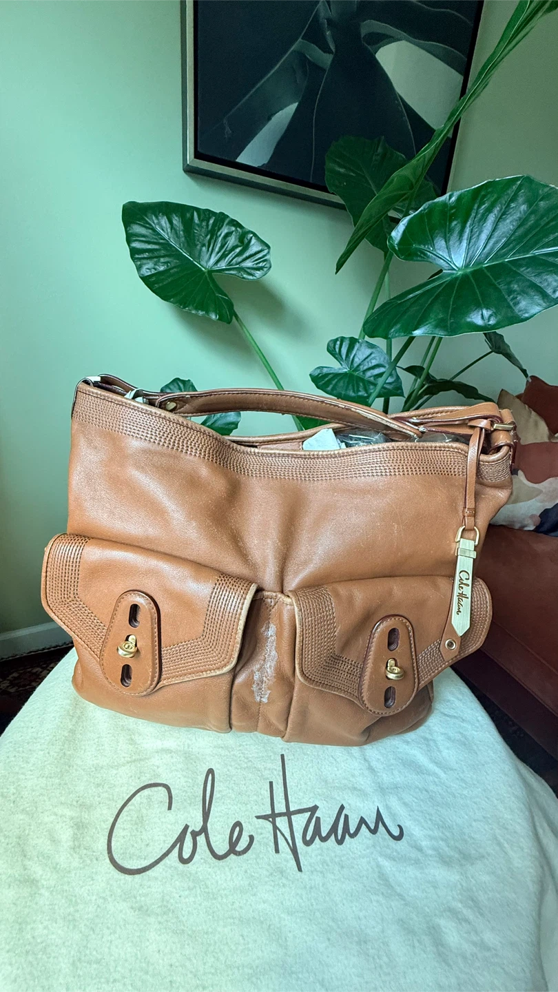 Cole Haan Brown Leather Shoulder Bag - photo 4