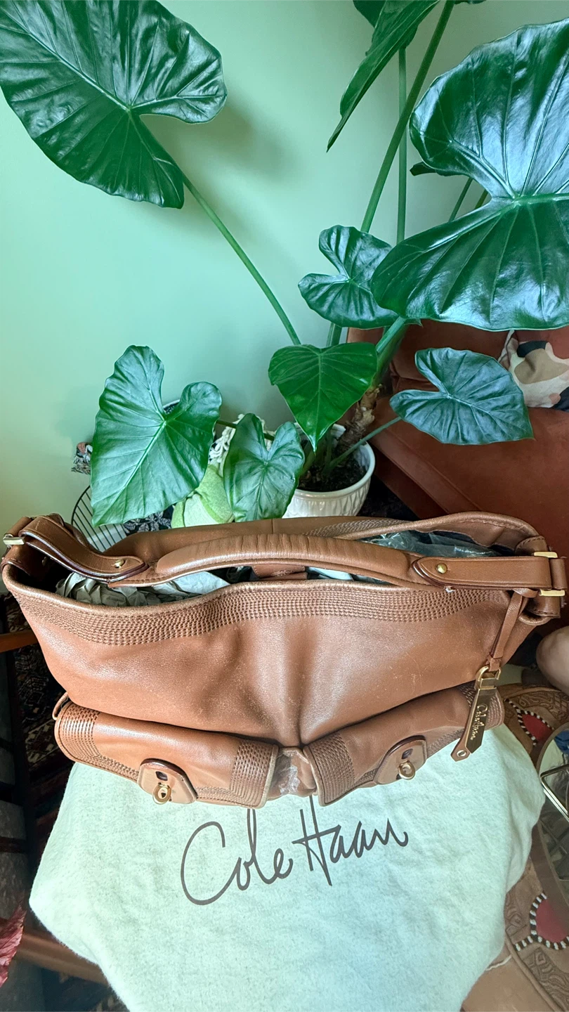 Cole Haan Brown Leather Shoulder Bag - photo 5