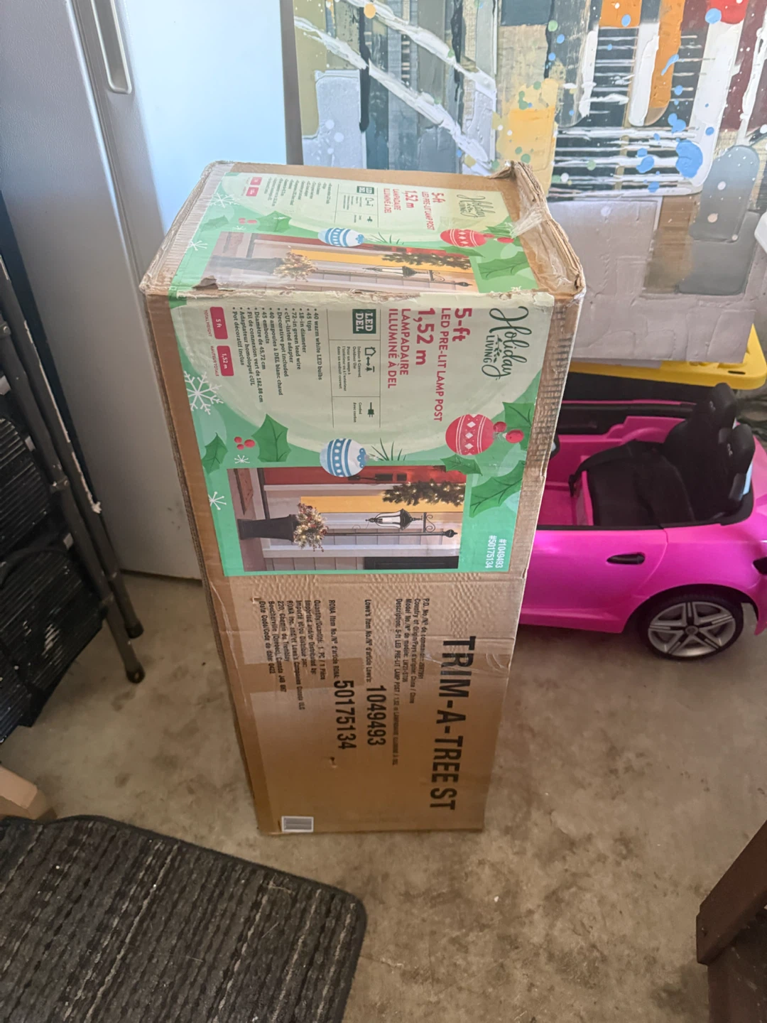 Holiday Living 5-ft LED Pre-Lit Lamp Post