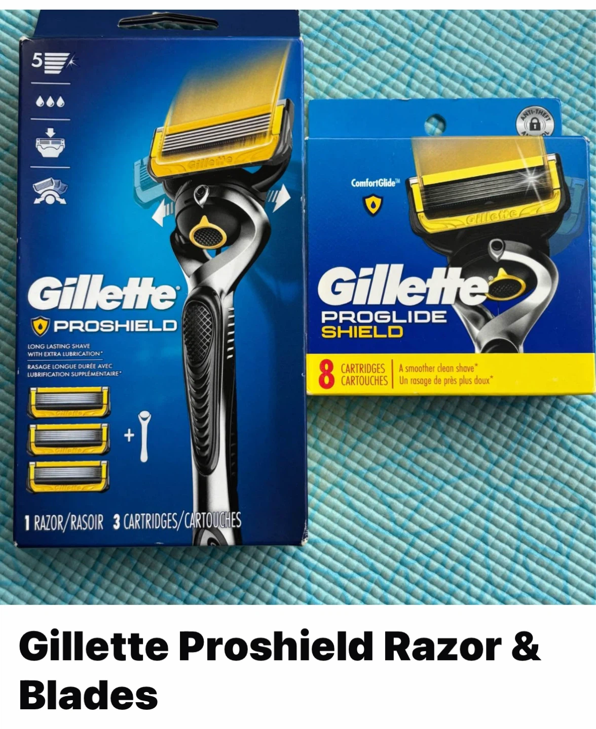Gillette Proshield Razor & 8 Cartridges