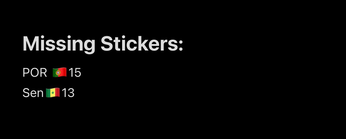 FIFA panni stickers 2026