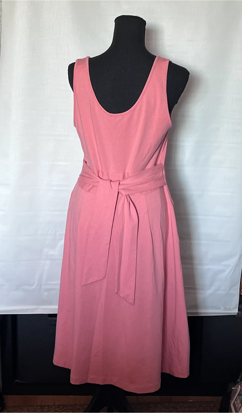 APT.9 Pink Sleeveless Tie-Waist Dress - Size M - photo 2