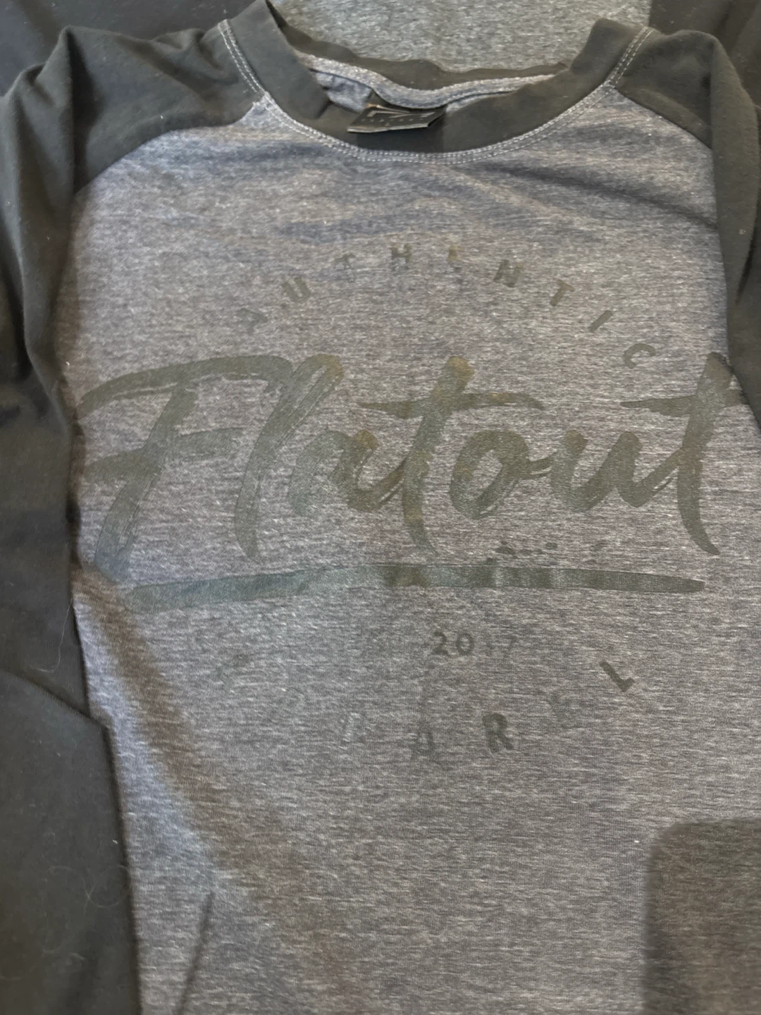 Flatout "Authentic Apparel" Baseball T-Shirt 2pac - photo 5