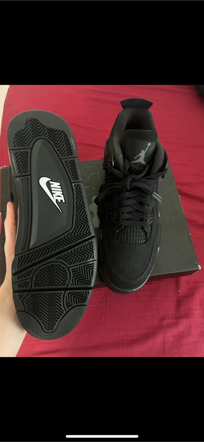 Air Jordan 4 Retro Black Cat Men's Sneakers - photo 3