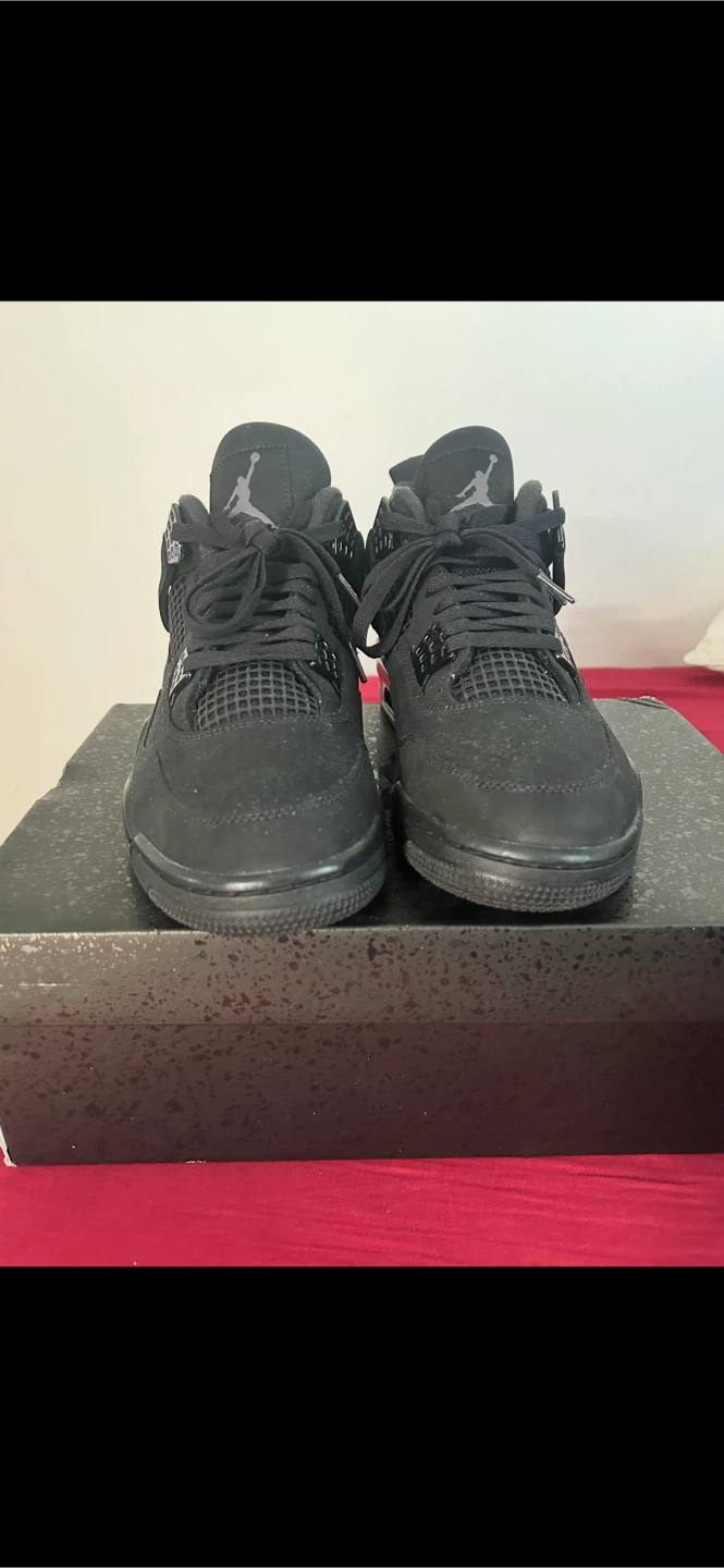 Air Jordan 4 Retro Black Cat Men's Sneakers - photo 4