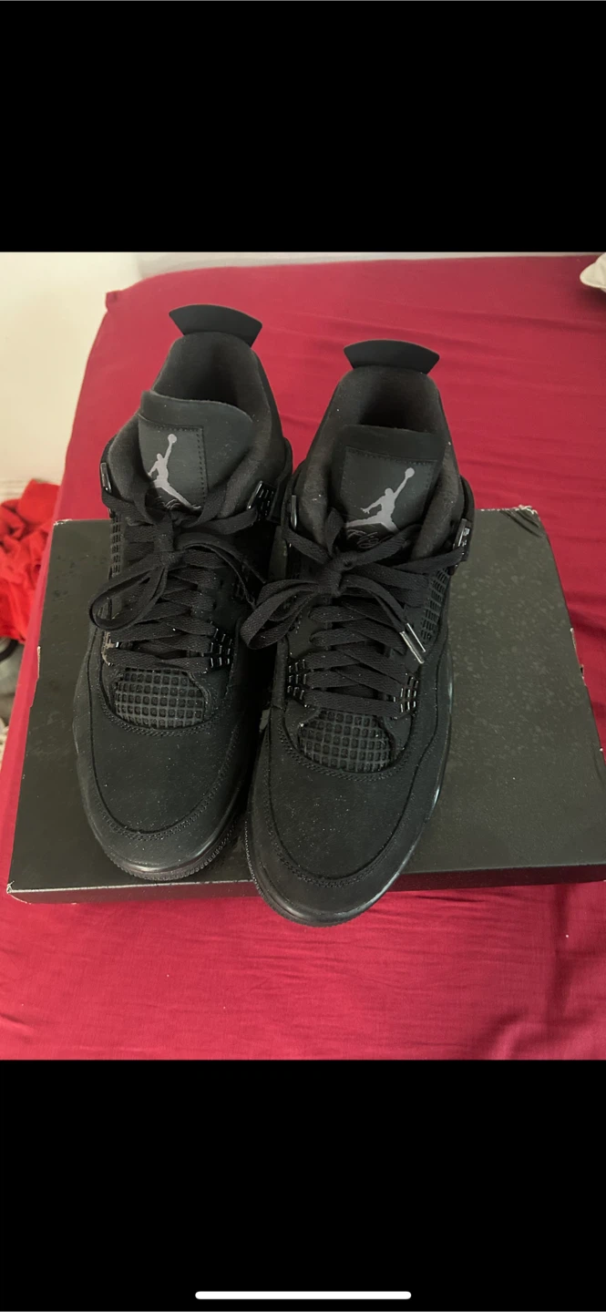 Air Jordan 4 Retro Black Cat Men's Sneakers - photo 5