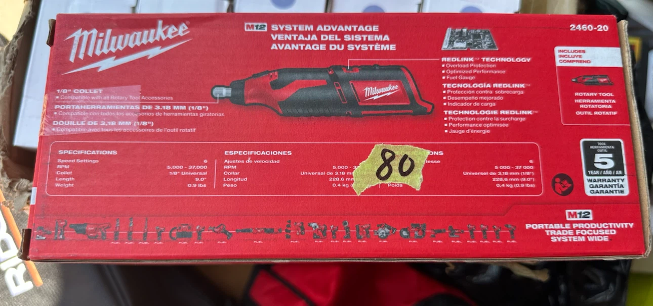 Milwaukee M12 Cordless Rotary Tool 2460-20 - photo 3