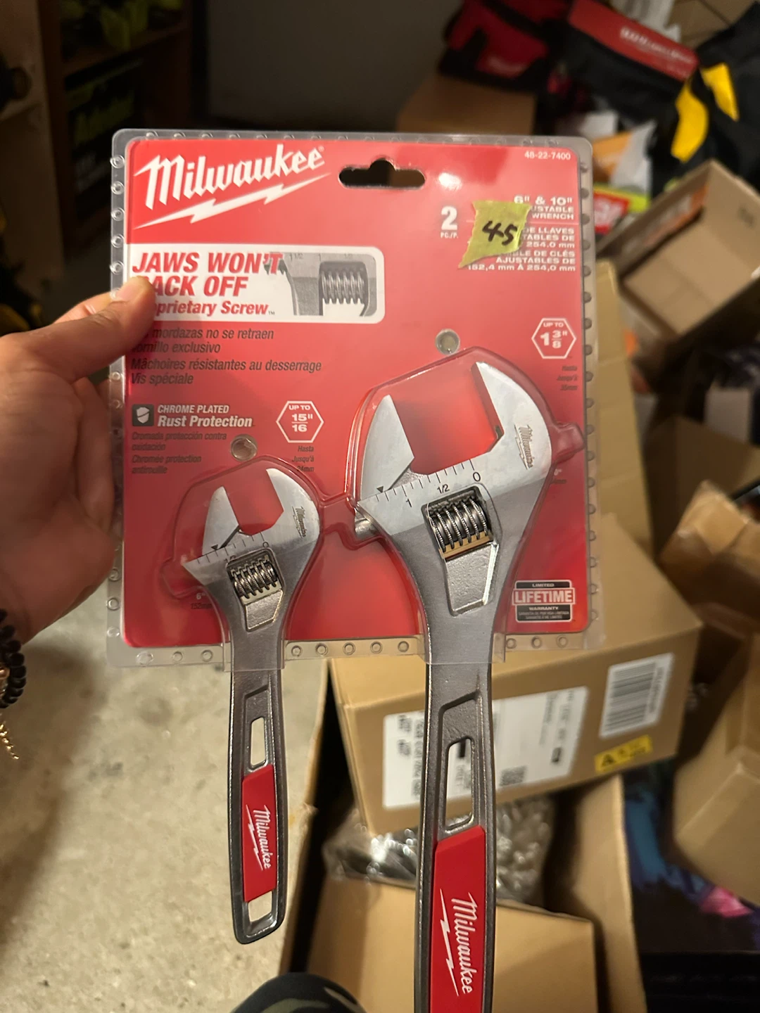 Milwaukee Adjustable Wrenches - 10" & 16"