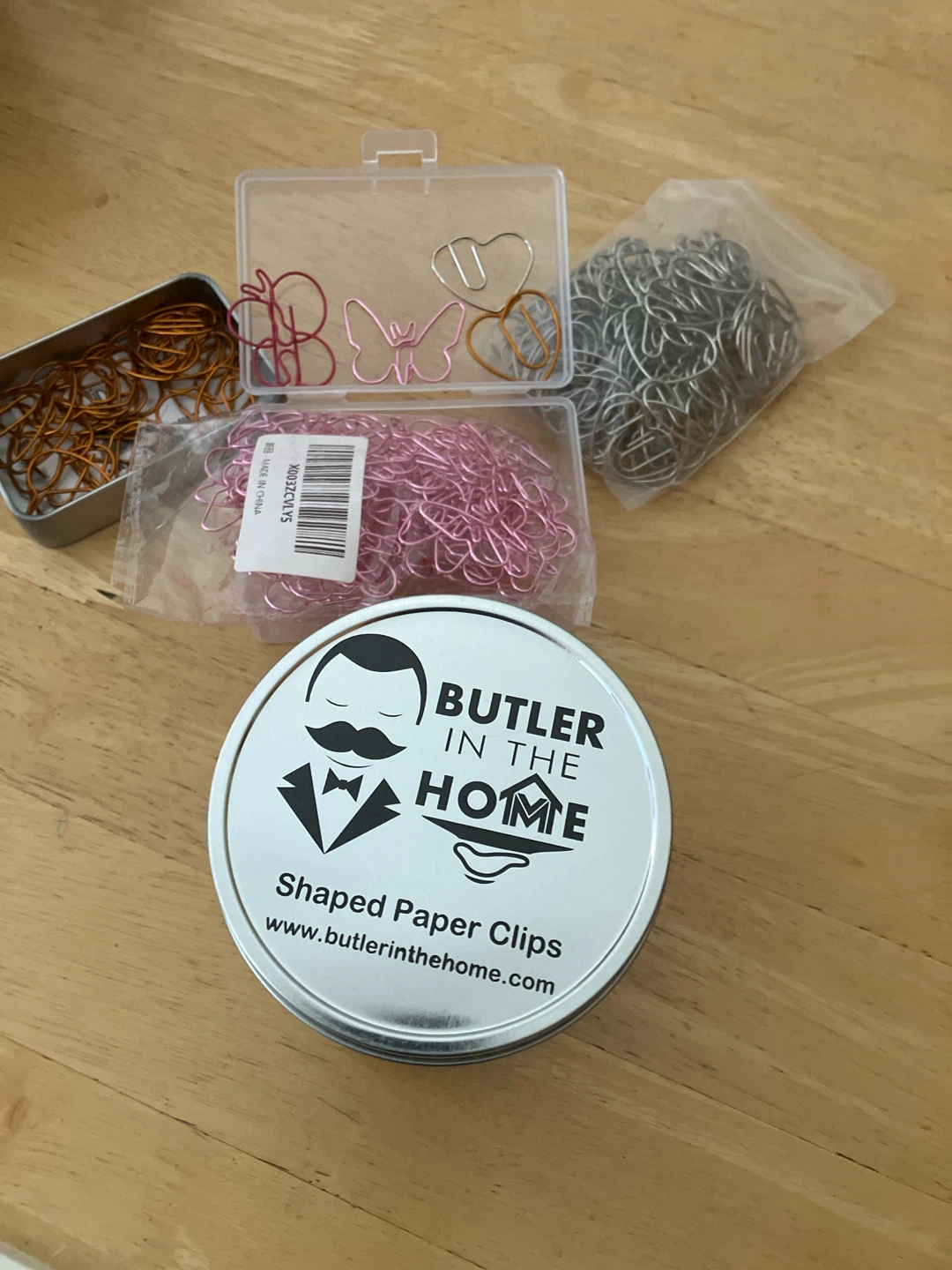 Butler in the Home Shaped Paper Clips