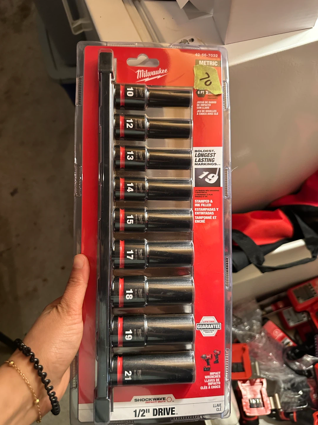Milwaukee 1/2" Drive Metric Impact Socket Set