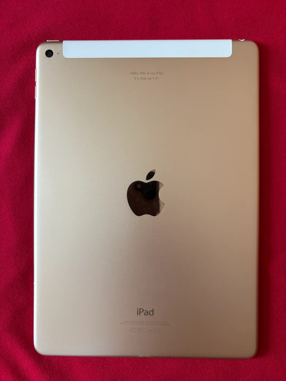 Apple iPad Air 2 64GB Wi-Fi + Cellular Silver - Like New - photo 2