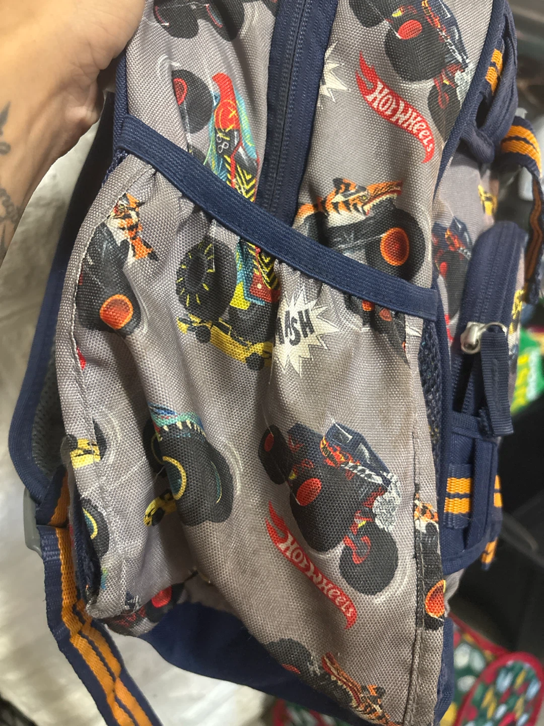 Pottery barn Hot Wheels Monster Truck Backpack - photo 2