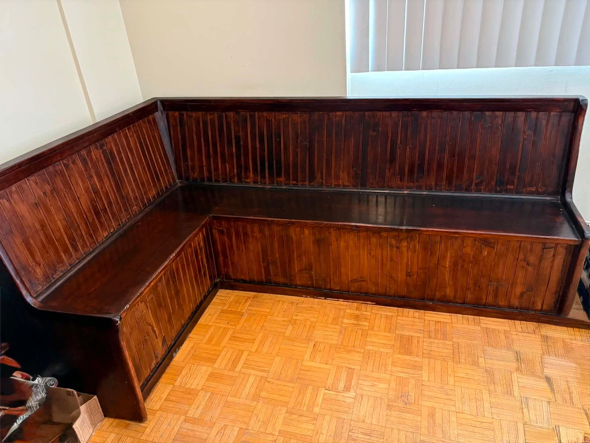 Wooden bench / dining room table