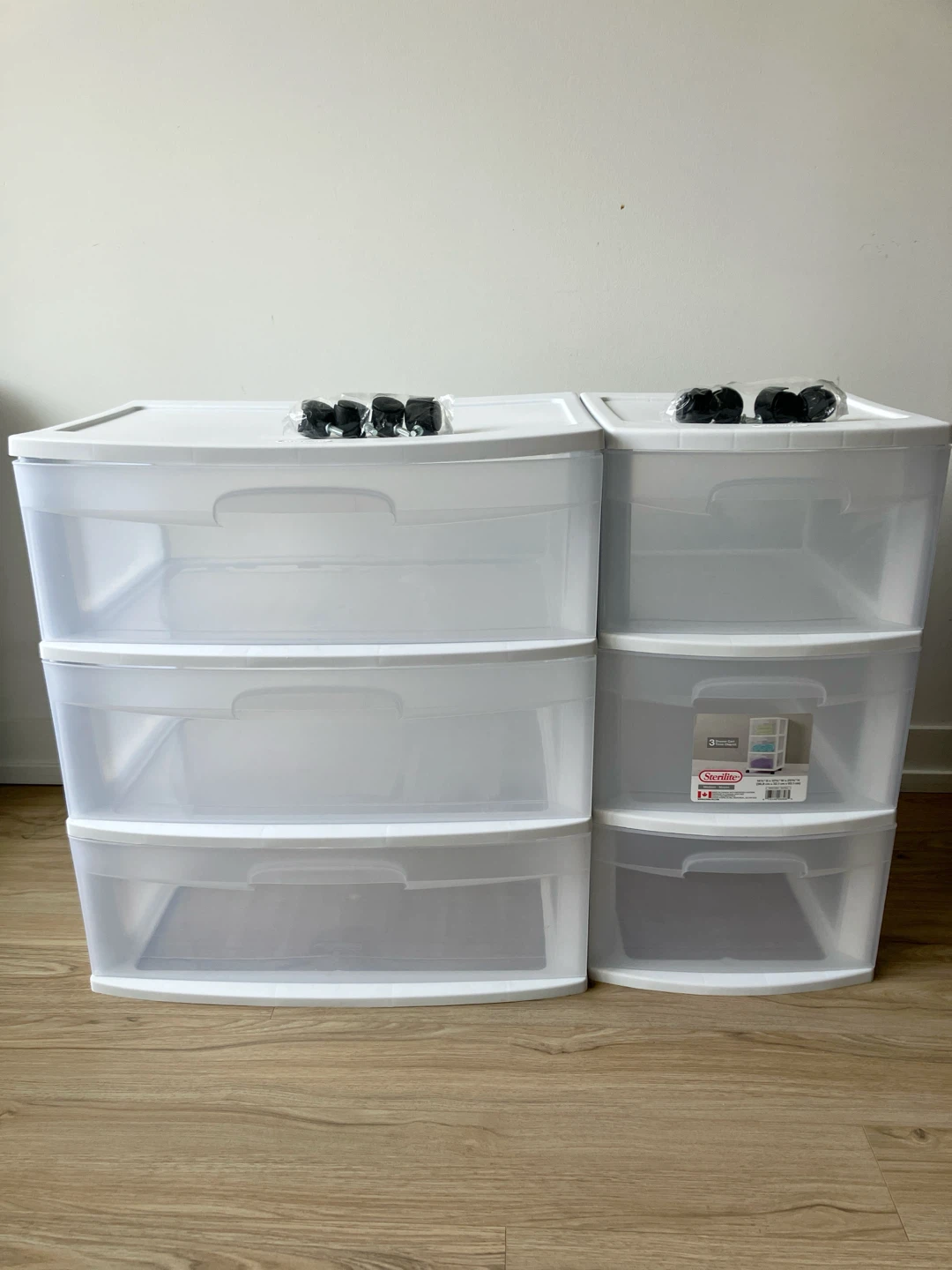 Sterilite 3-Drawer Storage Cart with Wheels - Medium size - photo 4