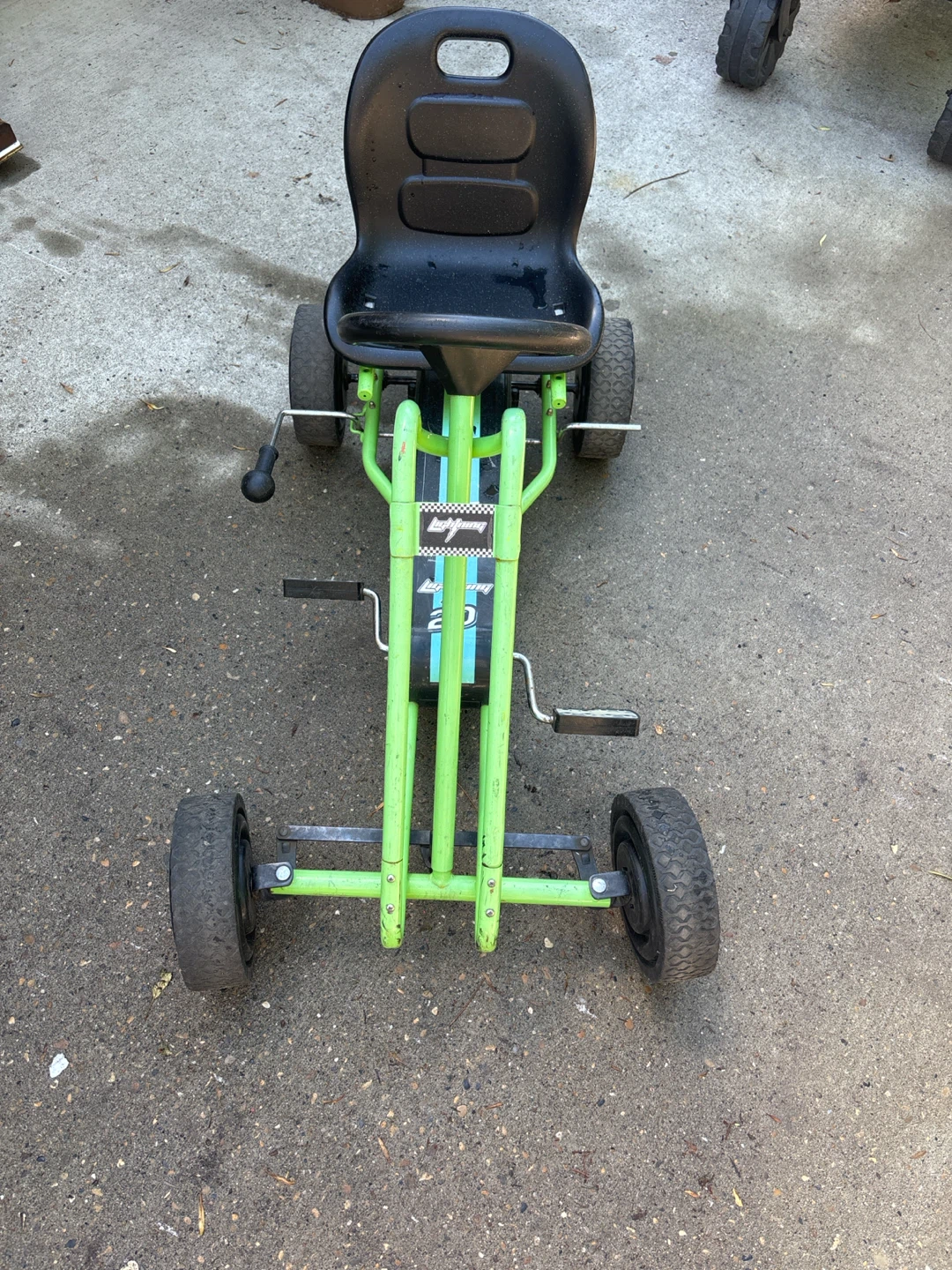 Lightning Pedal Go Kart - Green - photo 2